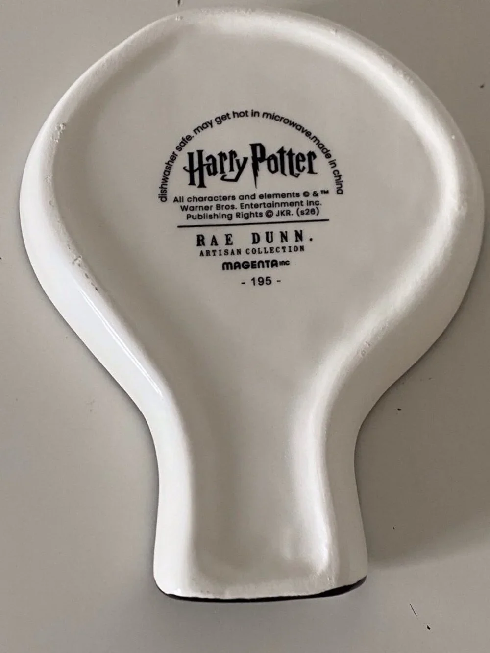 Rae Dunn Harry Potter I Am Up To No Good Ceramic Spoon Rest The Marauders Map